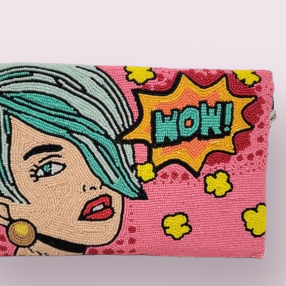 OMG! 5 Designs! Intricate Hand Crafted High Quality Beaded Crossbody Clutch - Picture 5 of 12